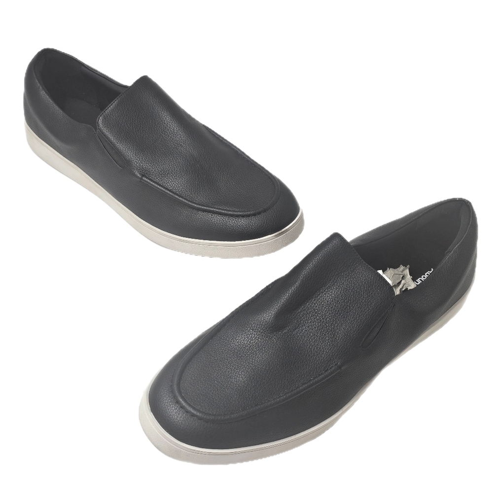 Abound Keaton Slip On Sneakers Black White Sole Cushioned Comfort Size 13